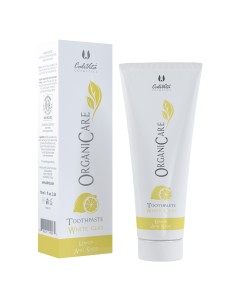 Pasta de dinti organica cu lut alb, lamaie si salvie OrganiCare White Clay Toothpaste
