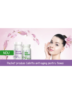 Pachet produse CaliVita anti-aging pentru femei