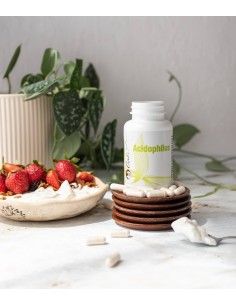 Acidophilus with Psyllium - regenereaza flora intestinala